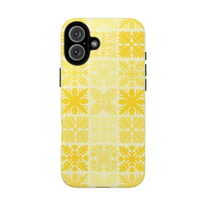 Yellow Hawaiian Quilt Standard
