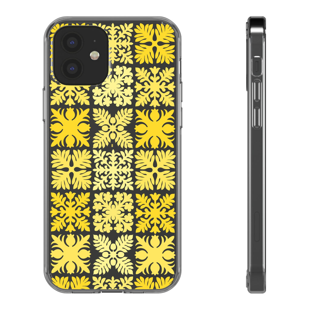 Clear Yellow Hawaiian Quilt Standard