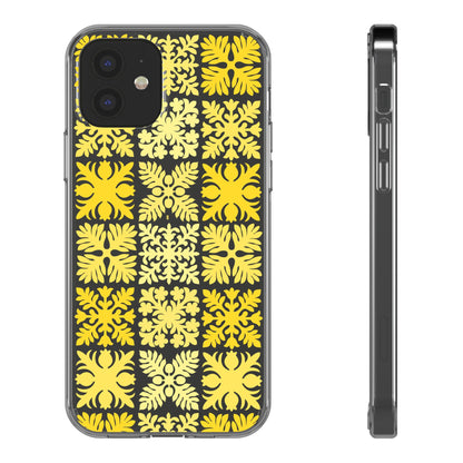 Clear Yellow Hawaiian Quilt Standard