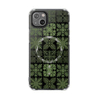 Clear Green Hawaiian Quilt MagSafe