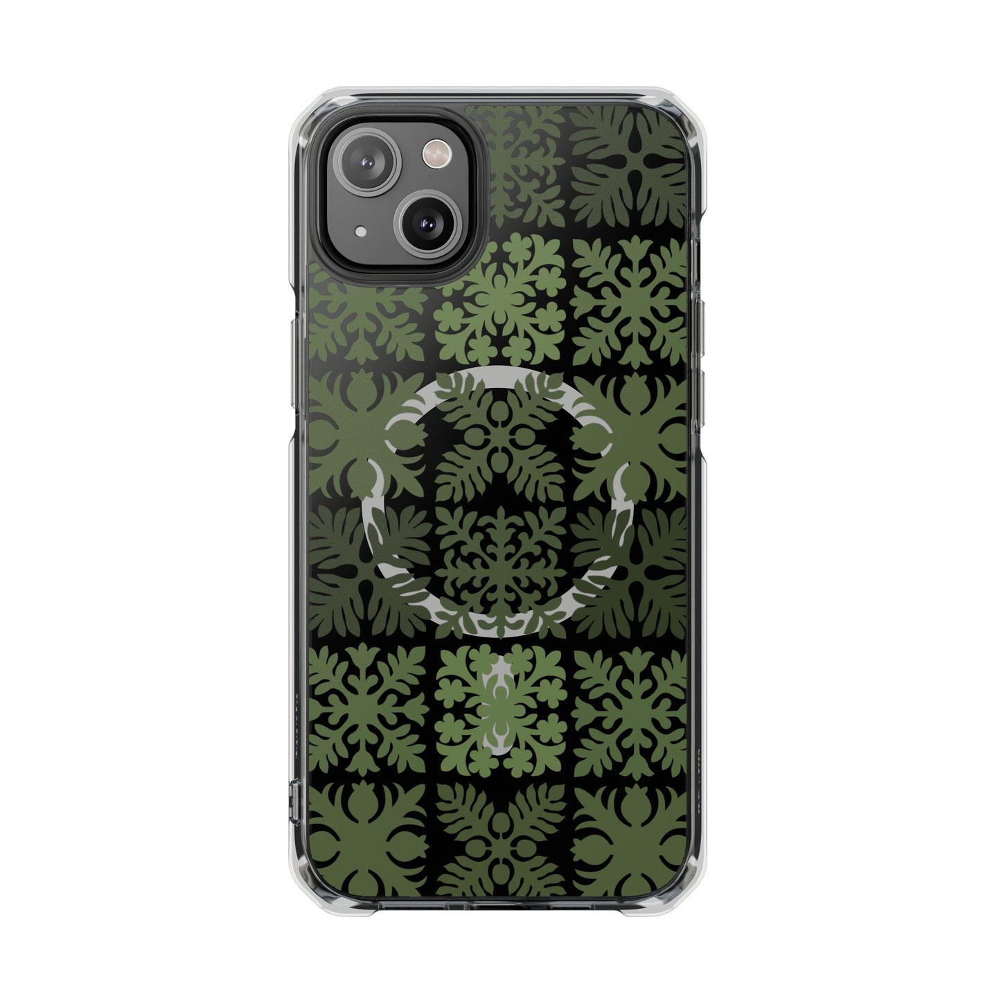 Clear Green Hawaiian Quilt MagSafe