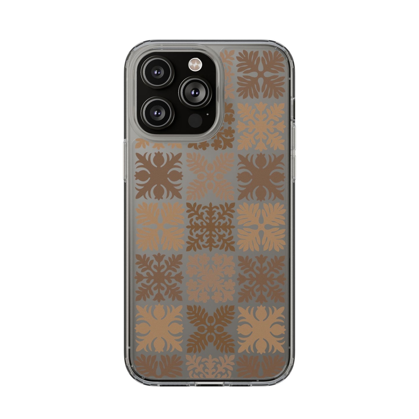 Clear Brown Hawaiian Quilt Standard