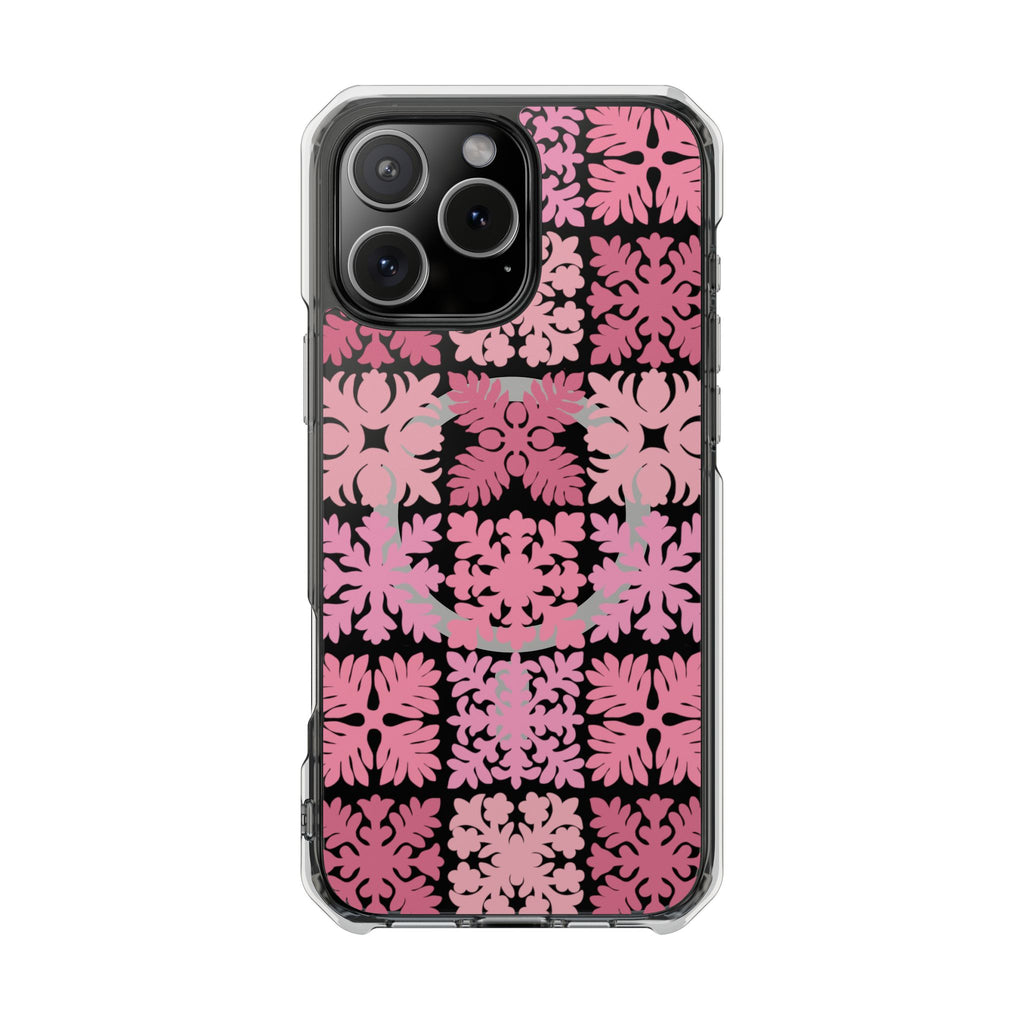Clear Pink Hawaiian Quilt MagSafe