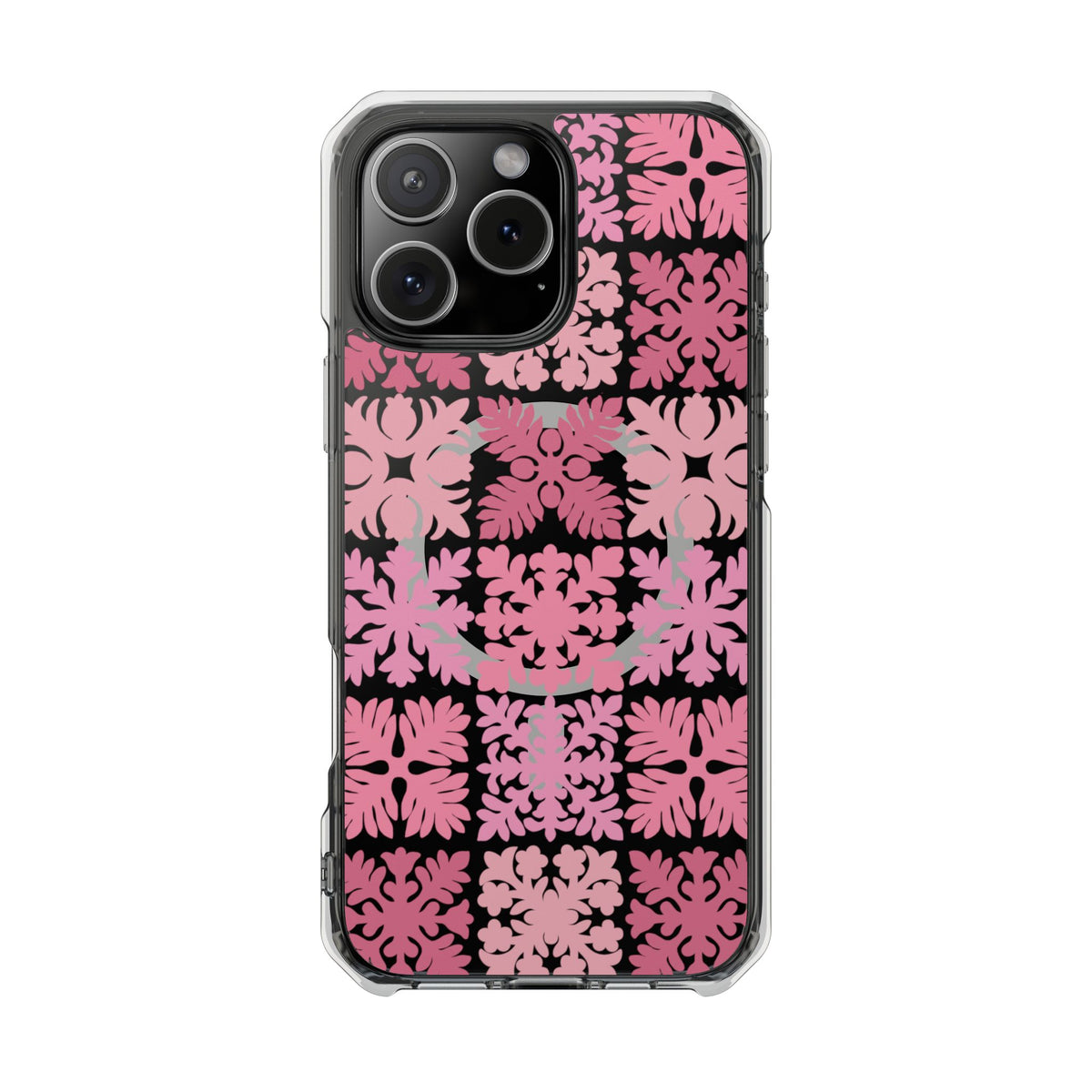 Clear Pink Hawaiian Quilt MagSafe