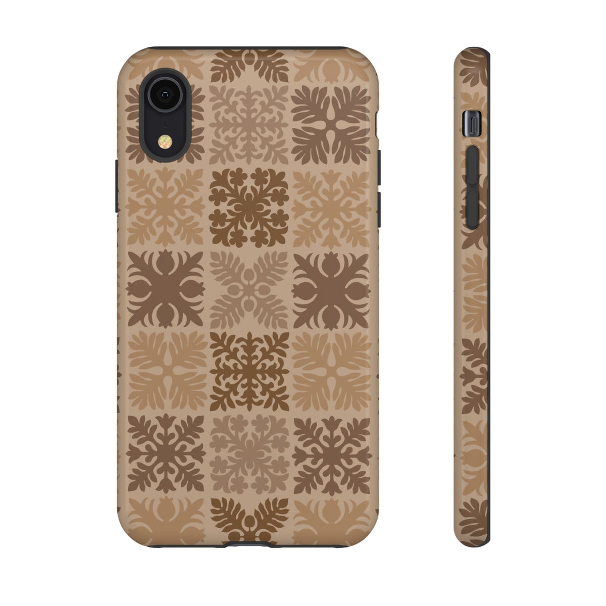 Light Brown Hawaiian Quilt Standard