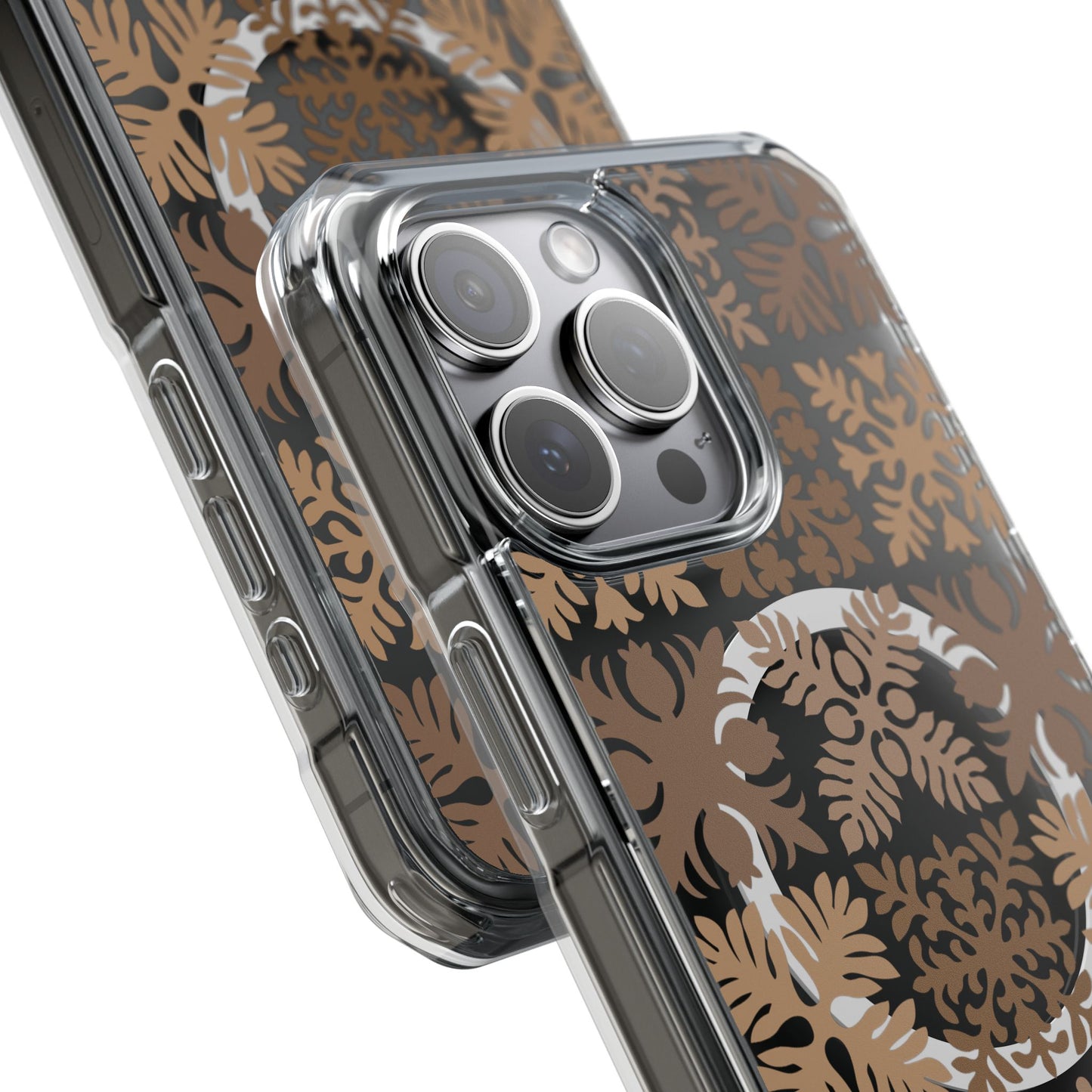 Clear Brown Hawaiian Quilt MagSafe
