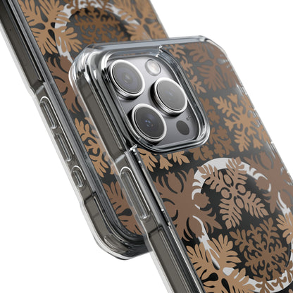 Clear Brown Hawaiian Quilt MagSafe