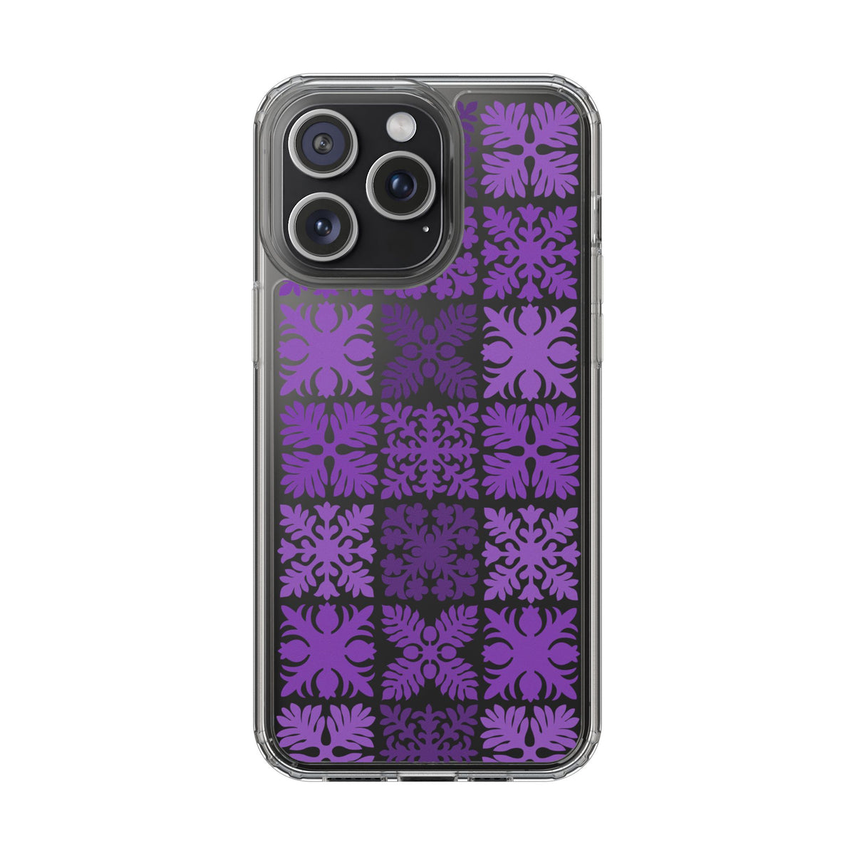 Clear Purple Hawaiian Quilt Standard