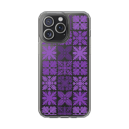 Clear Purple Hawaiian Quilt Standard