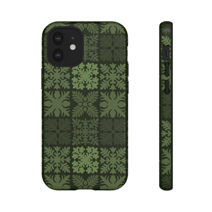 Green Hawaiian Quilt Standard