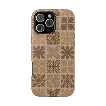 Light Brown Hawaiian Quilt MagSafe