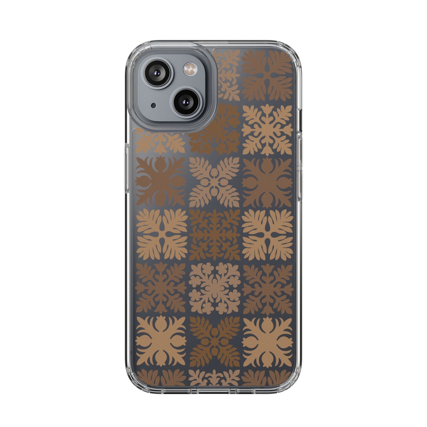 Clear Brown Hawaiian Quilt Standard