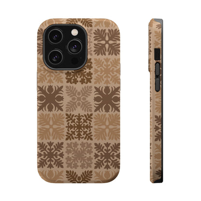Light Brown Hawaiian Quilt MagSafe