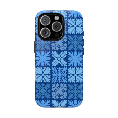 Blue Hawaiian Quilt Standard