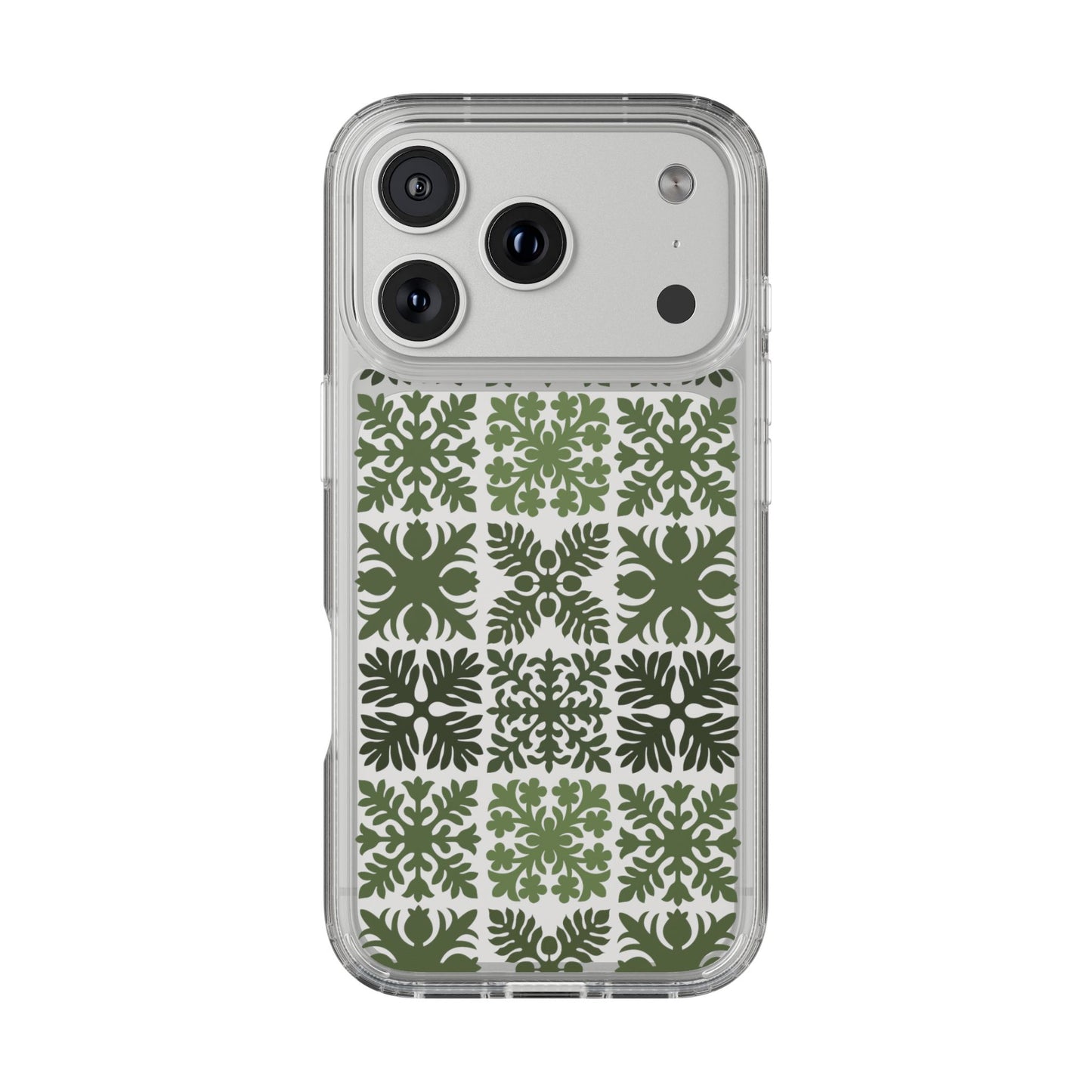 Clear Green Hawaiian Quilt Standard