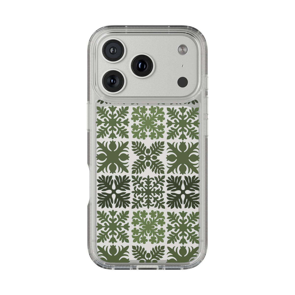 Clear Green Hawaiian Quilt Standard