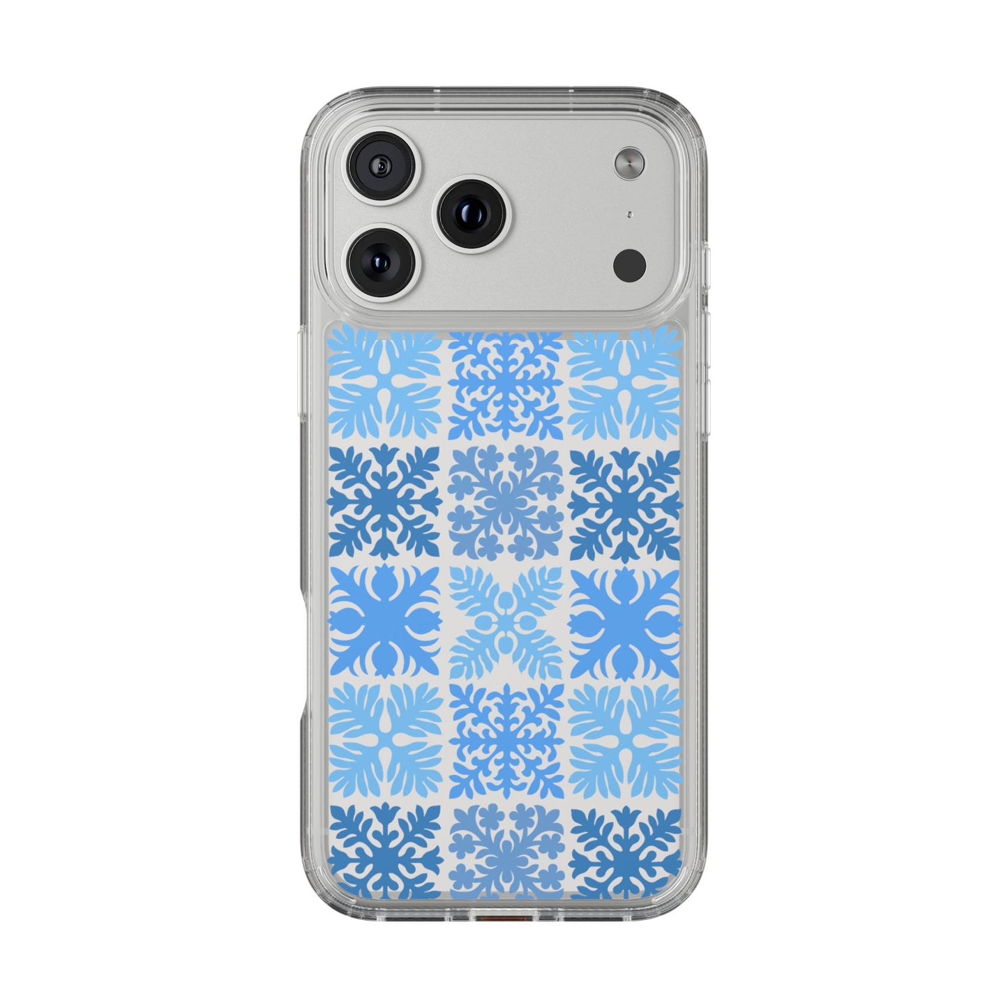 Clear Blue Hawaiian Quilt Standard