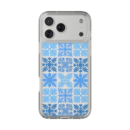 Clear Blue Hawaiian Quilt Standard