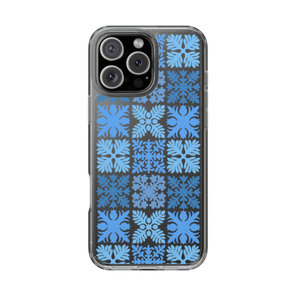 Clear Blue Hawaiian Quilt Standard