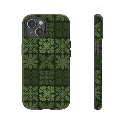 Green Hawaiian Quilt Standard