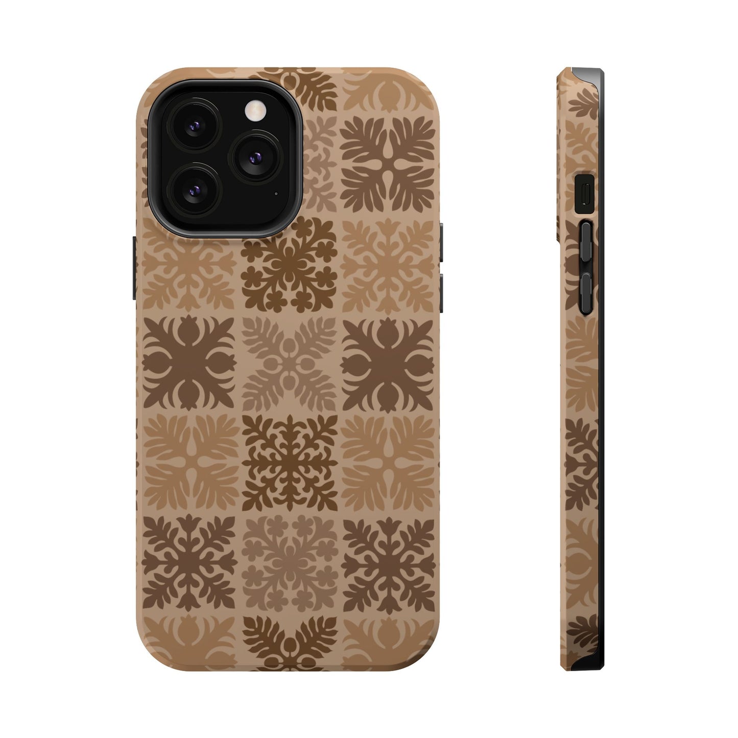 Light Brown Hawaiian Quilt MagSafe