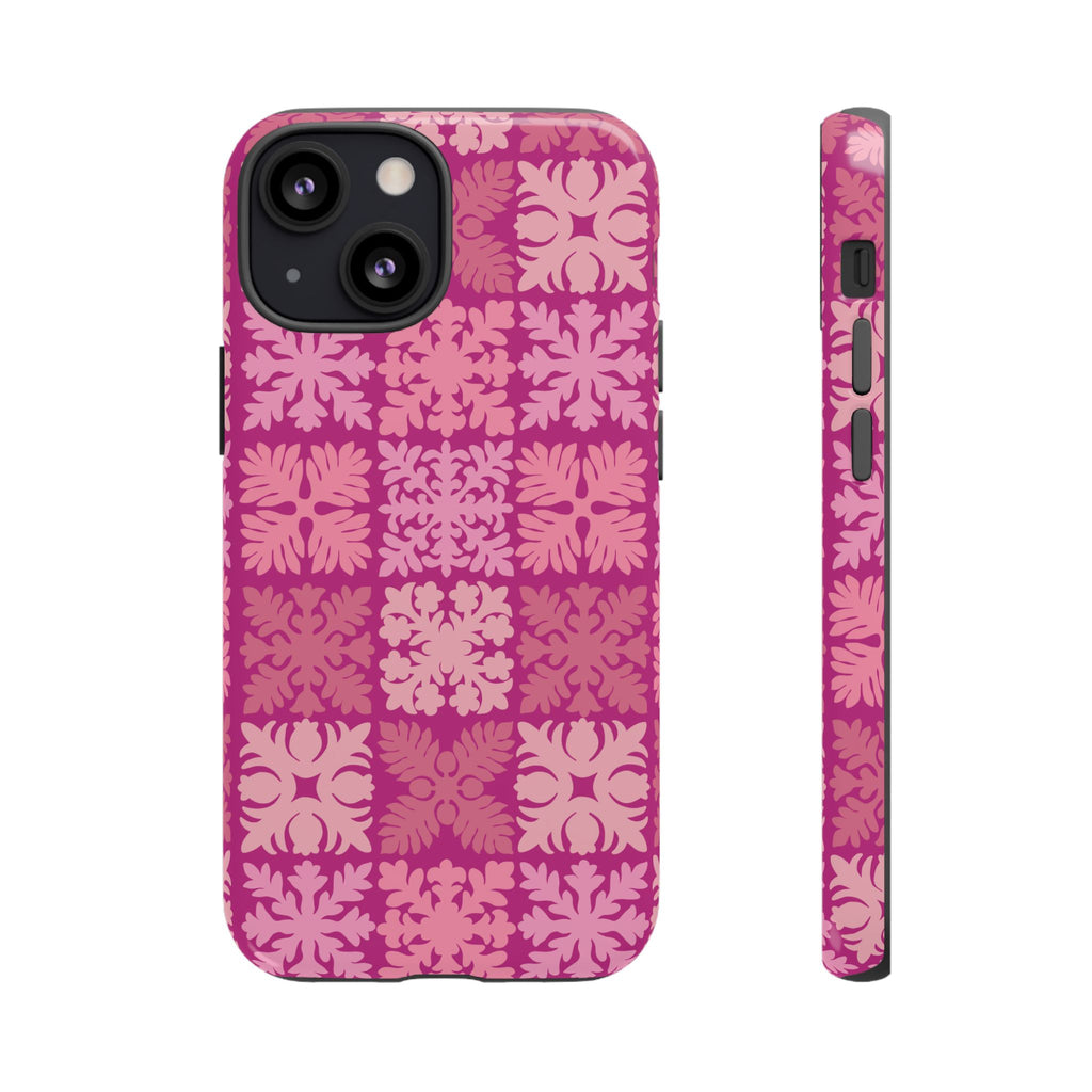 Pink Hawaiian Quilt Standard