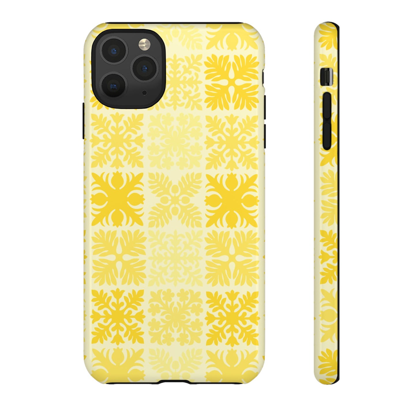 Yellow Hawaiian Quilt Standard