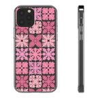 Clear Pink Hawaiian Quilt Standard