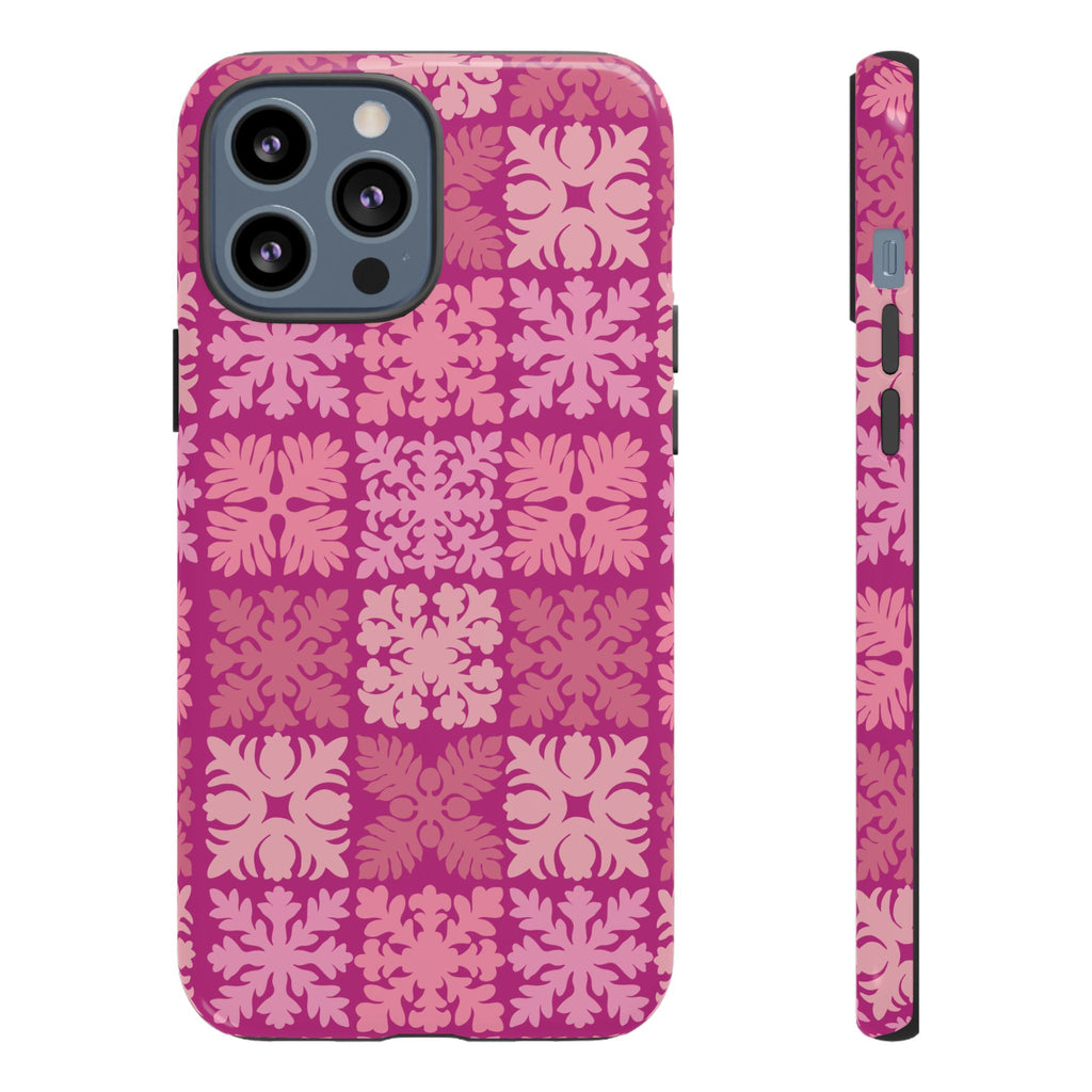Pink Hawaiian Quilt Standard