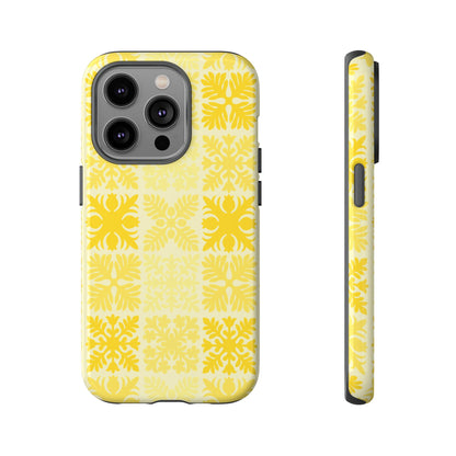 Yellow Hawaiian Quilt Standard