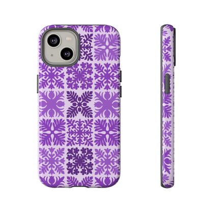 Light Purple Hawaiian Quilt Standard