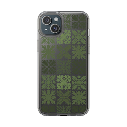 Clear Green Hawaiian Quilt Standard