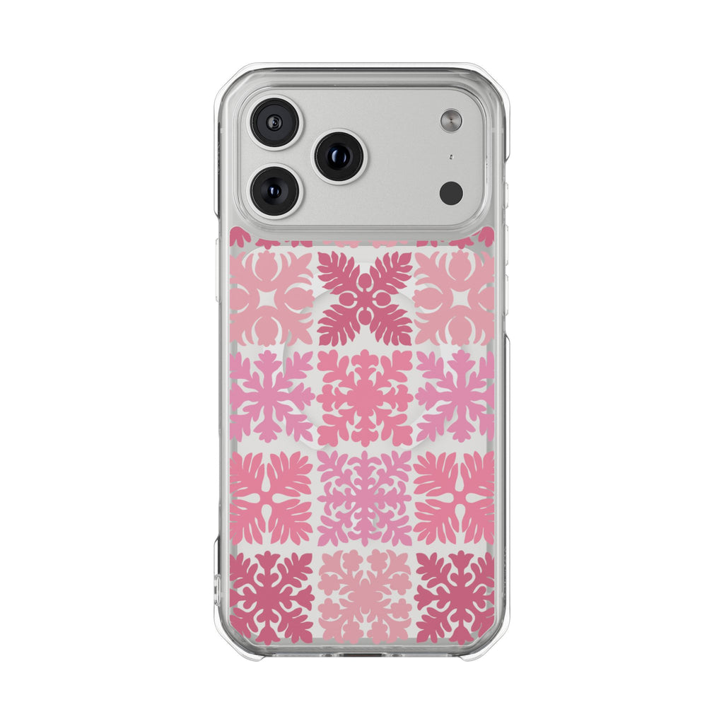Clear Pink Hawaiian Quilt MagSafe
