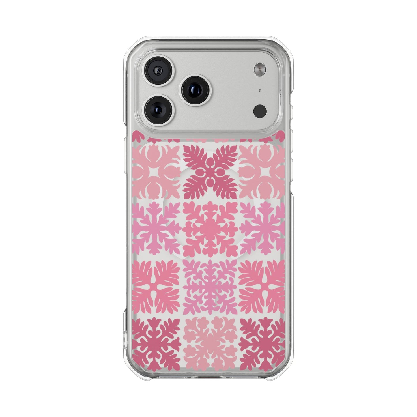 Clear Pink Hawaiian Quilt MagSafe