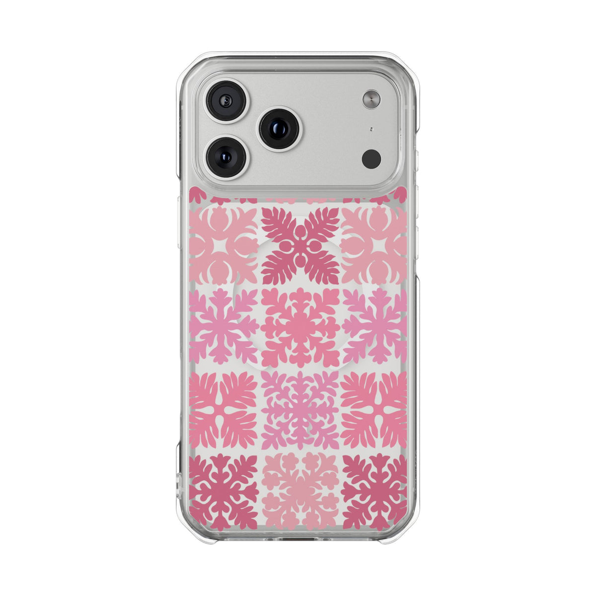 Clear Pink Hawaiian Quilt MagSafe