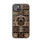 Clear Brown Hawaiian Quilt MagSafe