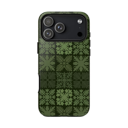 Green Hawaiian Quilt Standard