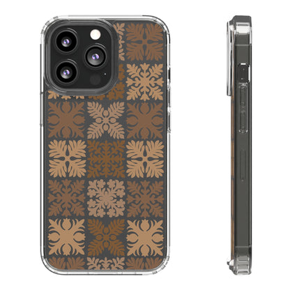 Clear Brown Hawaiian Quilt Standard