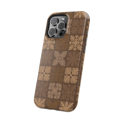 Brown Hawaiian Quilt MagSafe