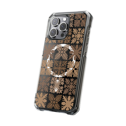 Clear Brown Hawaiian Quilt MagSafe