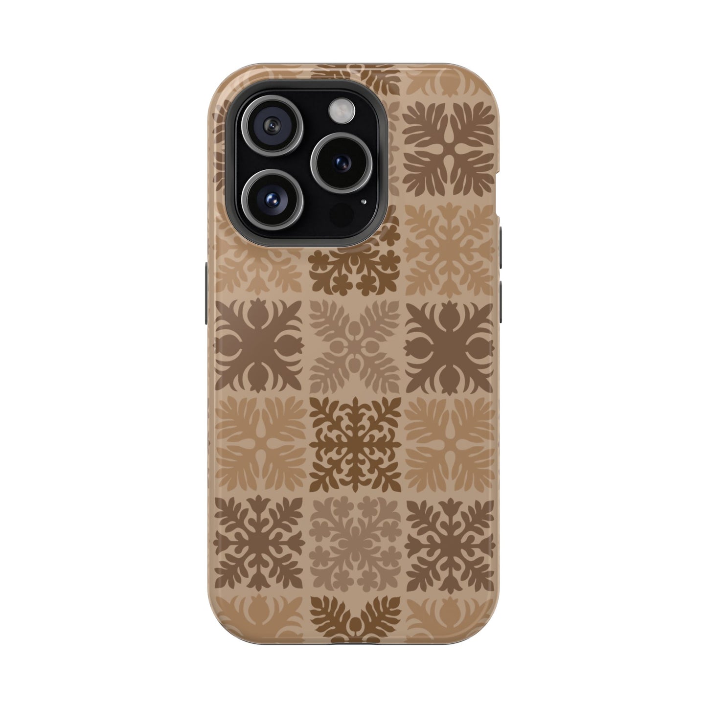Light Brown Hawaiian Quilt MagSafe