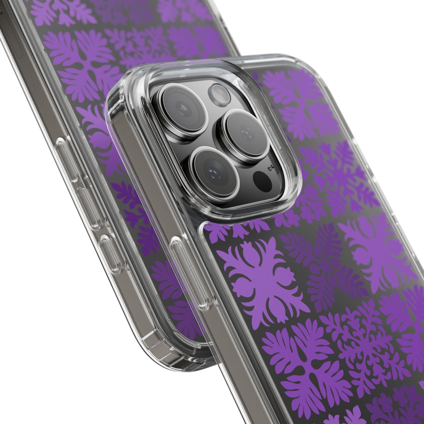 Clear Purple Hawaiian Quilt Standard