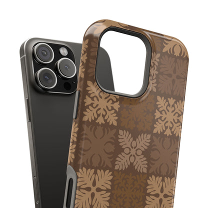 Brown Hawaiian Quilt MagSafe