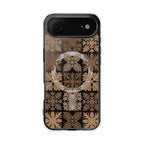 Clear Brown Hawaiian Quilt MagSafe