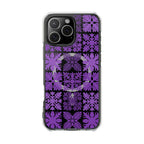 Clear Purple Hawaiian Quilt MagSafe