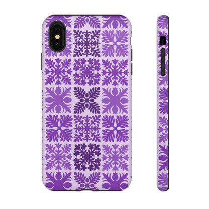 Light Purple Hawaiian Quilt Standard