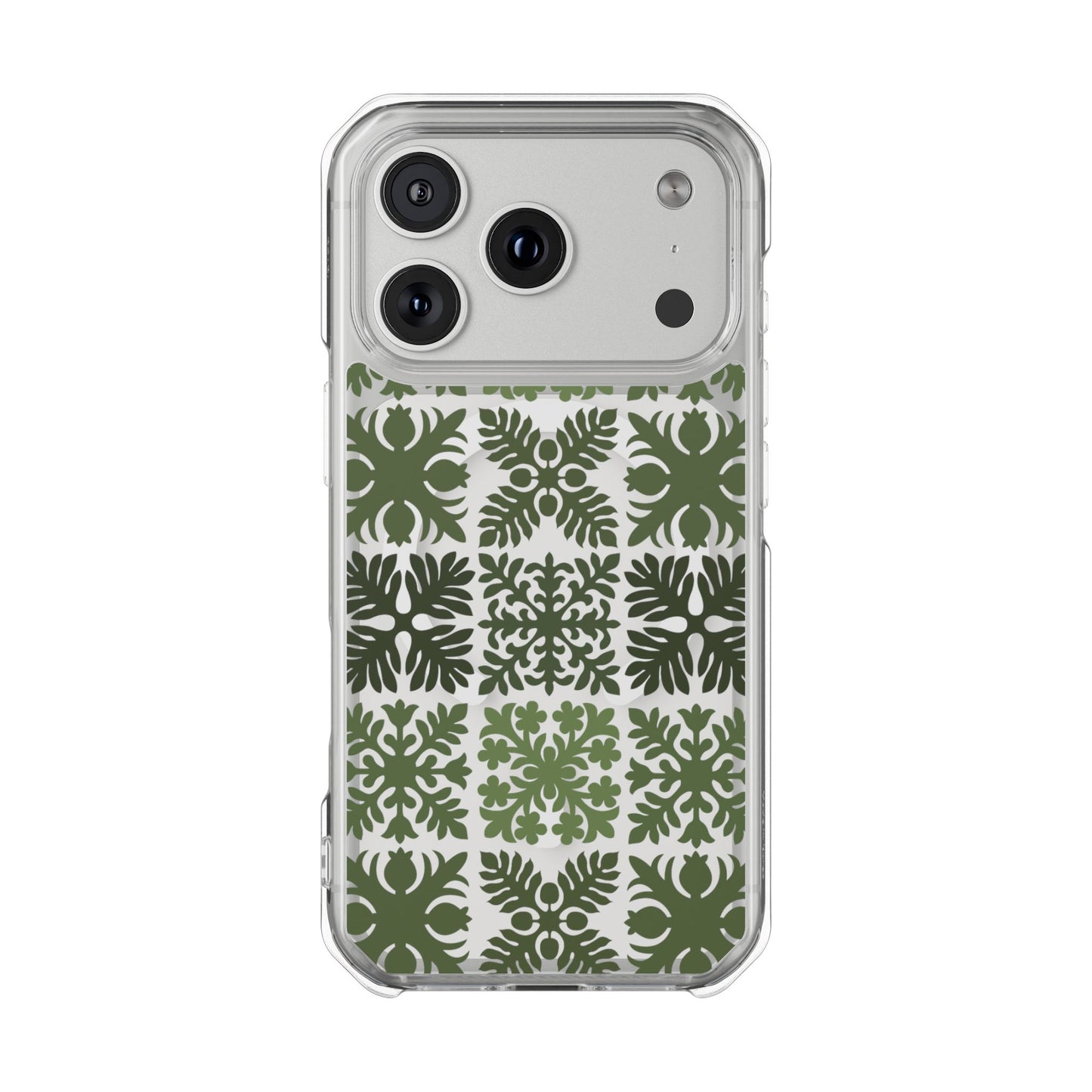Clear Green Hawaiian Quilt MagSafe