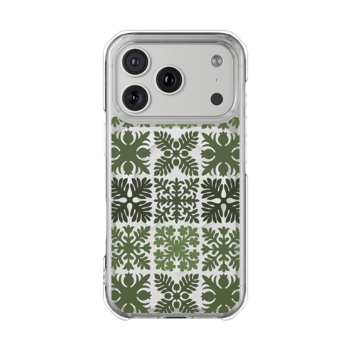 Clear Green Hawaiian Quilt MagSafe