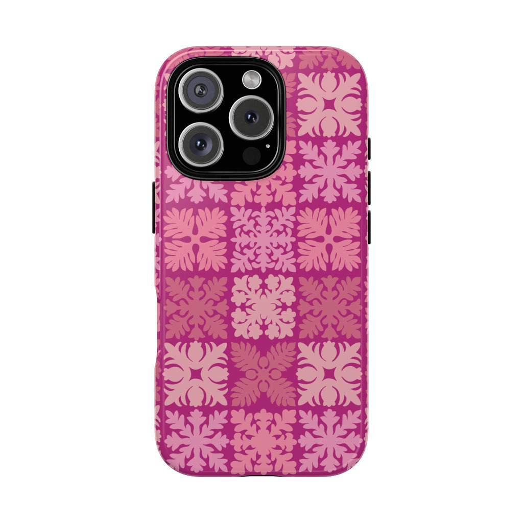 Pink Hawaiian Quilt Standard