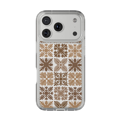 Clear Brown Hawaiian Quilt Standard